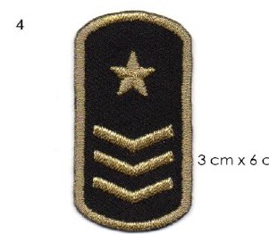 Ecusson insigne militaire - Ecusson thermocollant - Renforts