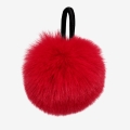 Pompon imitation fourrure couleur